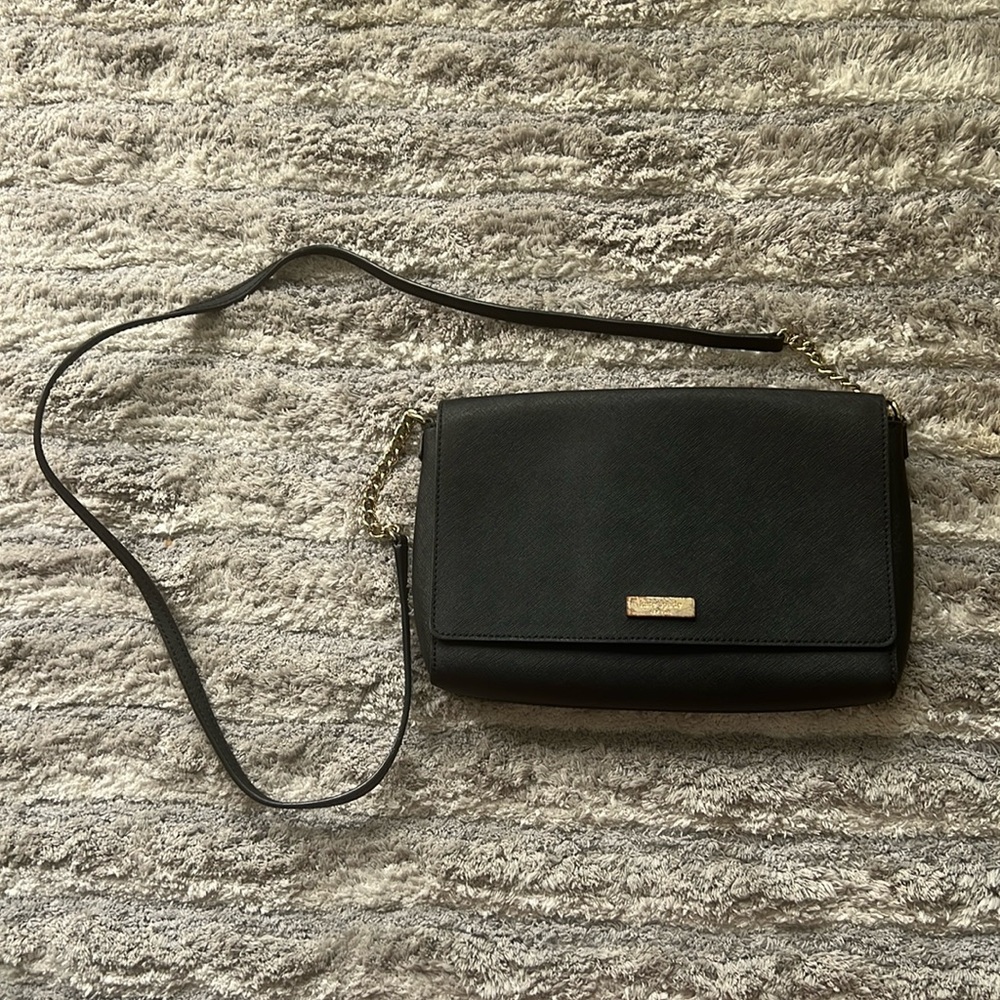 Kate Spade black leather purse